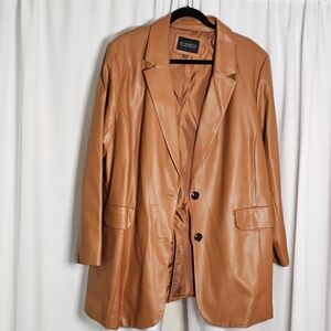 Elegant Tan Women's Blazer by Eloquii